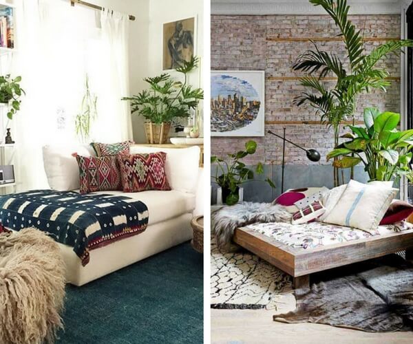 boho καναπές