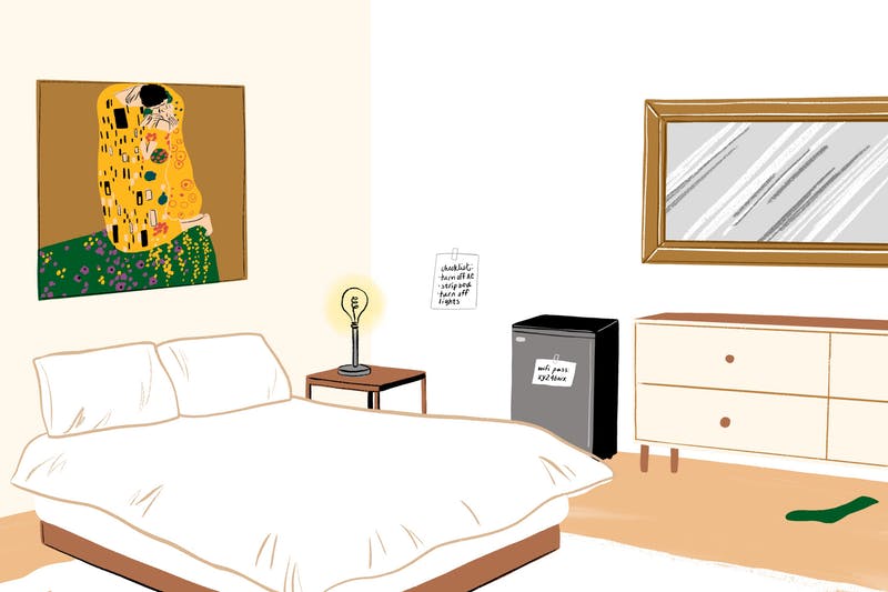κρεβατοκάμαρα airbnb