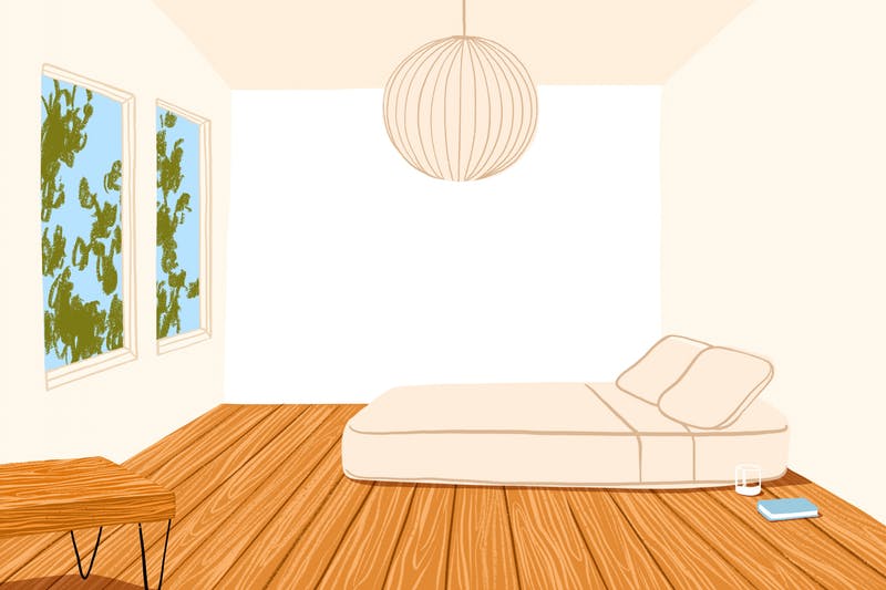 minimal κρεβατοκάμαρα
