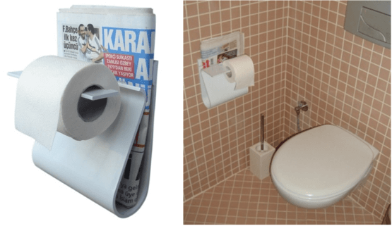 Θήκη για εφημερίδες και χαρτί τουαλέτας